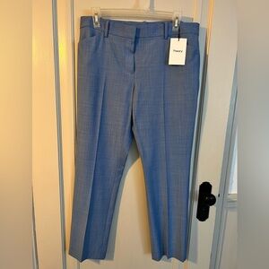 Theory Izelle Blue Suit Pants NWT